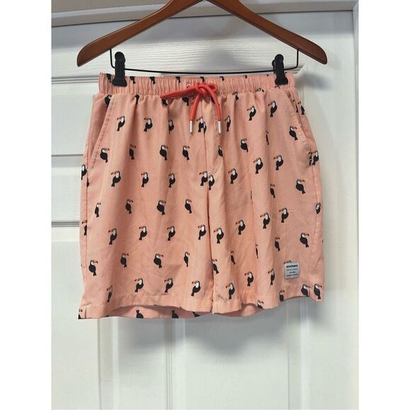 Mosmann Australia Orange Toucan Swim Trunks sz M NWOT - Picture 1 of 6